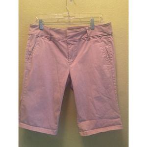 Loft Women pink bermuda shorts size 8